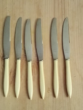 Great Set of 6 Faux Bone Handled James Ryals  Knives  22cm