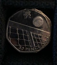 London Olympic 2012 50p Coin - Tennis - FREE POSTAGE