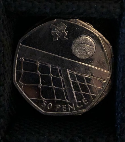 London olympic 2012 50p coin - london,