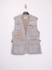 Gilet Beige Vintage Utility