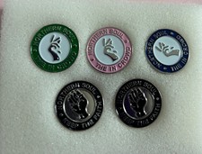 5 Northern Soul Collectors  music Pin Badges