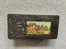 Cadbury Bournville Art Nouveau Advertising Chocolate Tin - Bournville Works