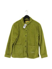 Unif Women's Jacket S Green Polyester with Cotton, Spandex Bomber Jacket