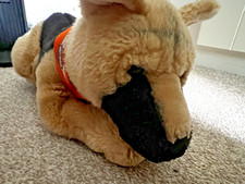 Harley Davidson Dog Plush German Shepherd Puppy Soft Stuffed Animal 17" toy 2003