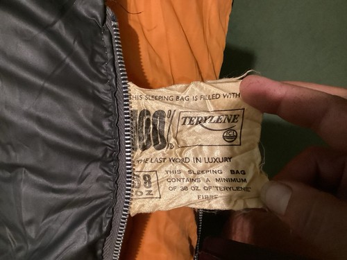 1950 slumbalux sleeping bag - sleeping,