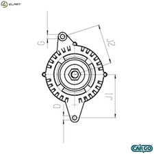 ALTERNATOR F 032 113 888 FOR