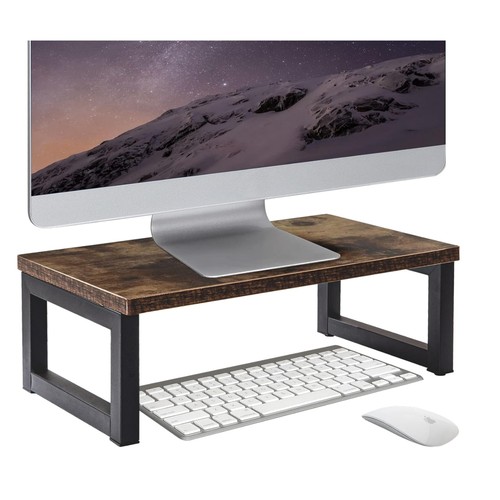 Vintage wooden monitor stand - vintage,