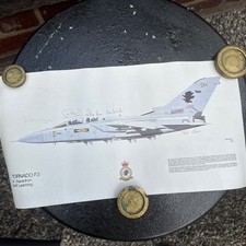 Squadron Print Tornado F3  X1 Squadron RAF Leeming Signed copy