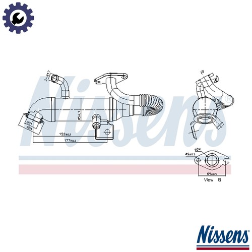 Cooler exhaust gas - exhaust,