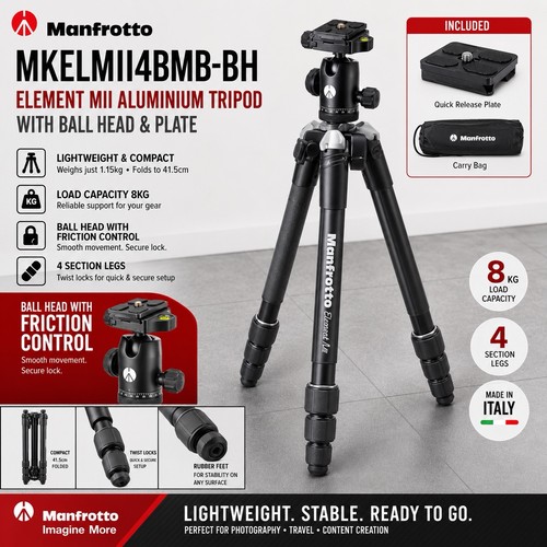 Manfrotto element mii - manfrotto,