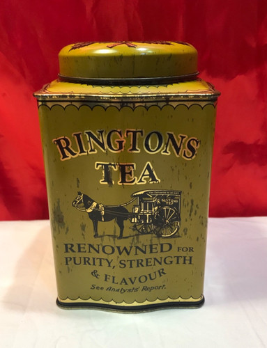 Ringtons metal tea caddy 2000 - ringtons,
