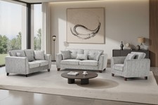 Faux Suede Sofa 3 Seater 2