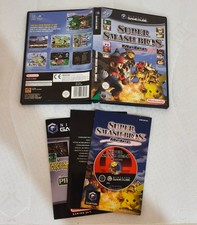 Super Smash Bros. Melee (GameCube, 2002) w/ Case & Manual