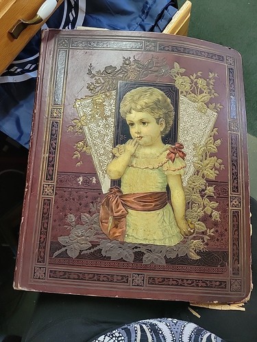 Victorian large scrapbook - x, of
