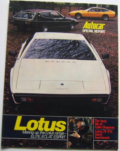 Lotus elite eclat - lotus, esprit