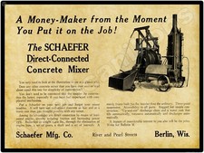 1913 Schaefer Concrete Mixer