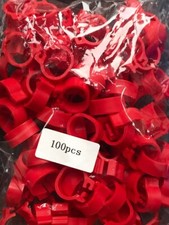100 x COLOURED 8MM PLASTIC