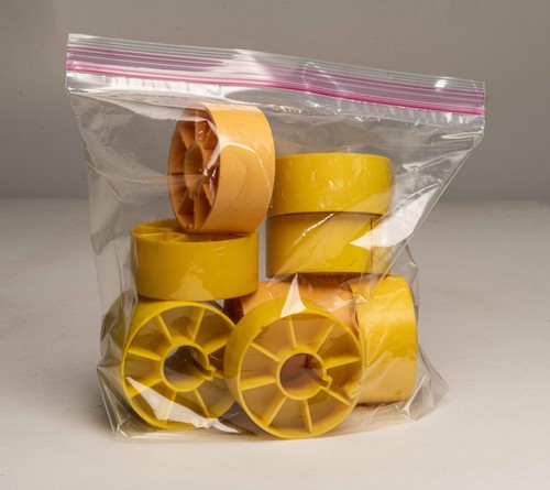 Bag with plastic film - plastic,