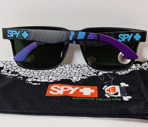 Spy matte black goldorange - black, &