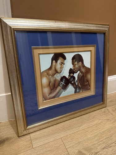 Signed framed muhammad ali - signed,