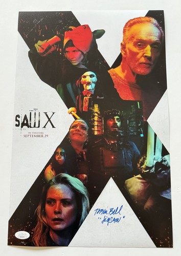 Tobin bell signed 11x17 - tobin,