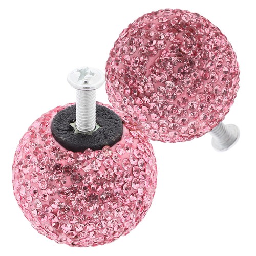 2pcs durable pink crystal - 2pcs,