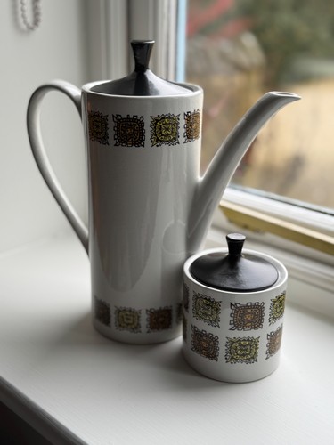 Aztec design coffee pot - , &