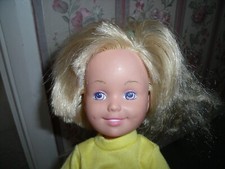 VINTAGE PLAYSKOOL HB BLOND DOLL 10" c1987 DRESSED SWEET FACE LONG BLOND HAIR