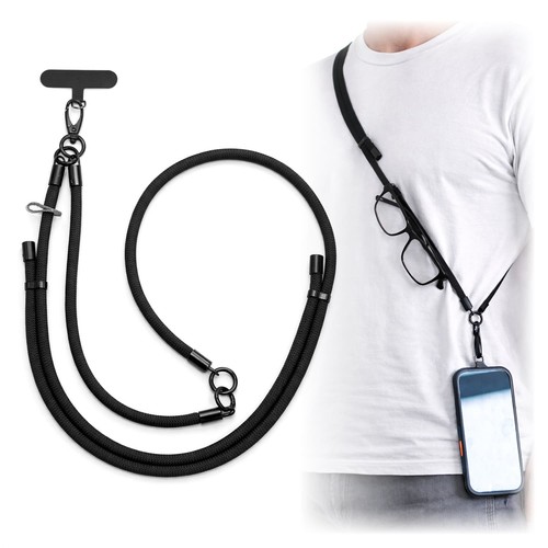 Cross body lanyard adjustable - cross,