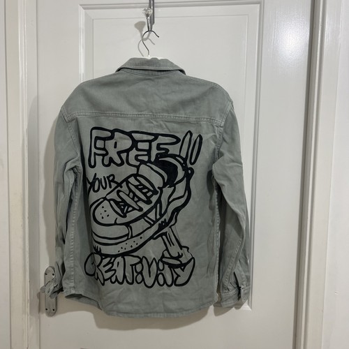 Zara denim heavy shirt jacket - zara,