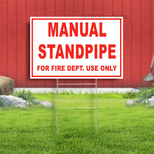 Manual standpipe for fire - manual,