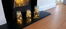 Decorative Fairy Glass Jars With Lights