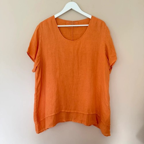 Grizas orange 100 linen - grizas, 100%