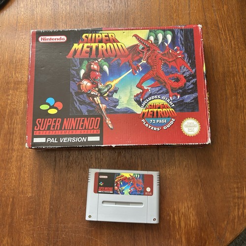 Super metroid snes boxed - super,