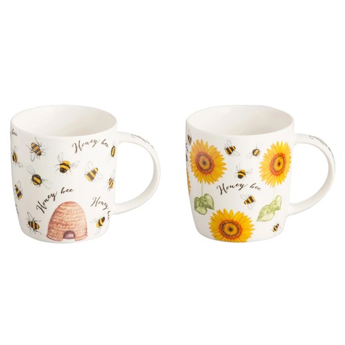 Coffee mug set honey bee - of,