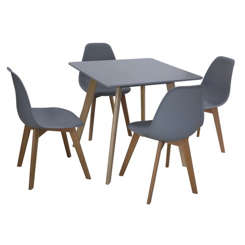 Small grey dining - dining, square