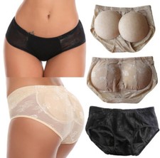 Women Buttock Padded Underwear Briefs Knickers Bum Lift Shaper Enhancer Pants