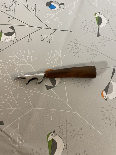 Bakelite bottle opener brown - bakelite,