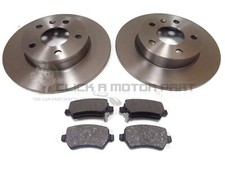 VAUXHALL ASTRA H MK5 1.6 16V SXi SRi 05-10 REAR BRAKE DISCS AND PADS NEW SET