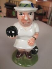 Novelty Crown Green LADY Bowler-Bowls Interest Pepper POT