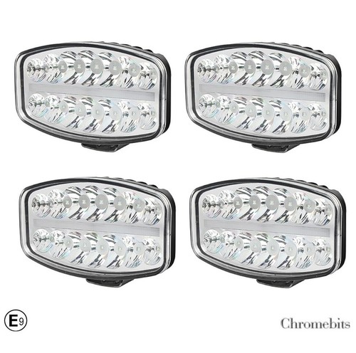 24v oval spot - 4x, 10"