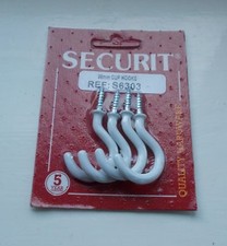 Securit White Plastic Coated