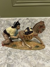 Rare beswick pulling donkey - beswick,