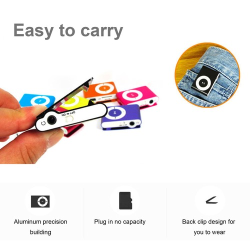 Silver mini portable usb mp3 - mini,