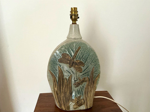 Ceramic art pottery - ceramic, lamp