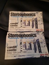 Stereophonics 1998 Cardiff Castle Concert ticket x 2