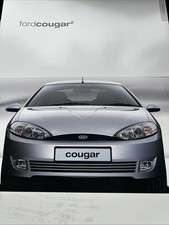 Ford Cougar 2 Sales Info Brochure Frameable From February 2001