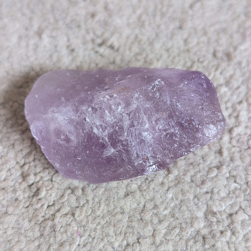 Purple quartz crystal chunk - crystal,