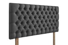 Luxury Headboard 26" Plush Velvet Upholstered Wall or Bed Mount Headboard UK