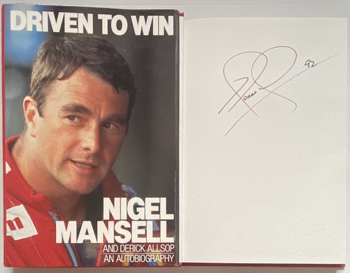 Nigel mansell signed - nigel,